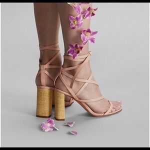 AD & Daughters Avienna Lace-Up Dress Sandals